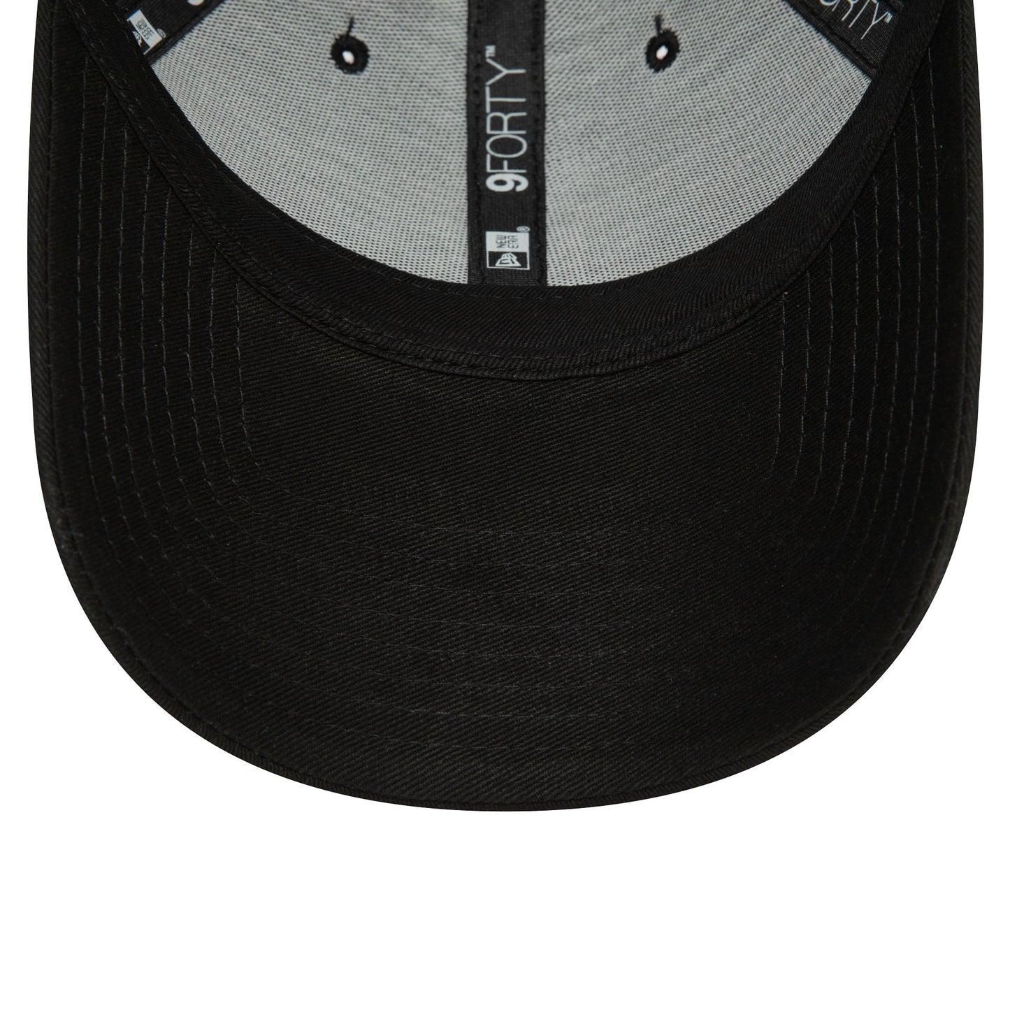 This is a New Era Black 9FORTY Adjustable Cap 5