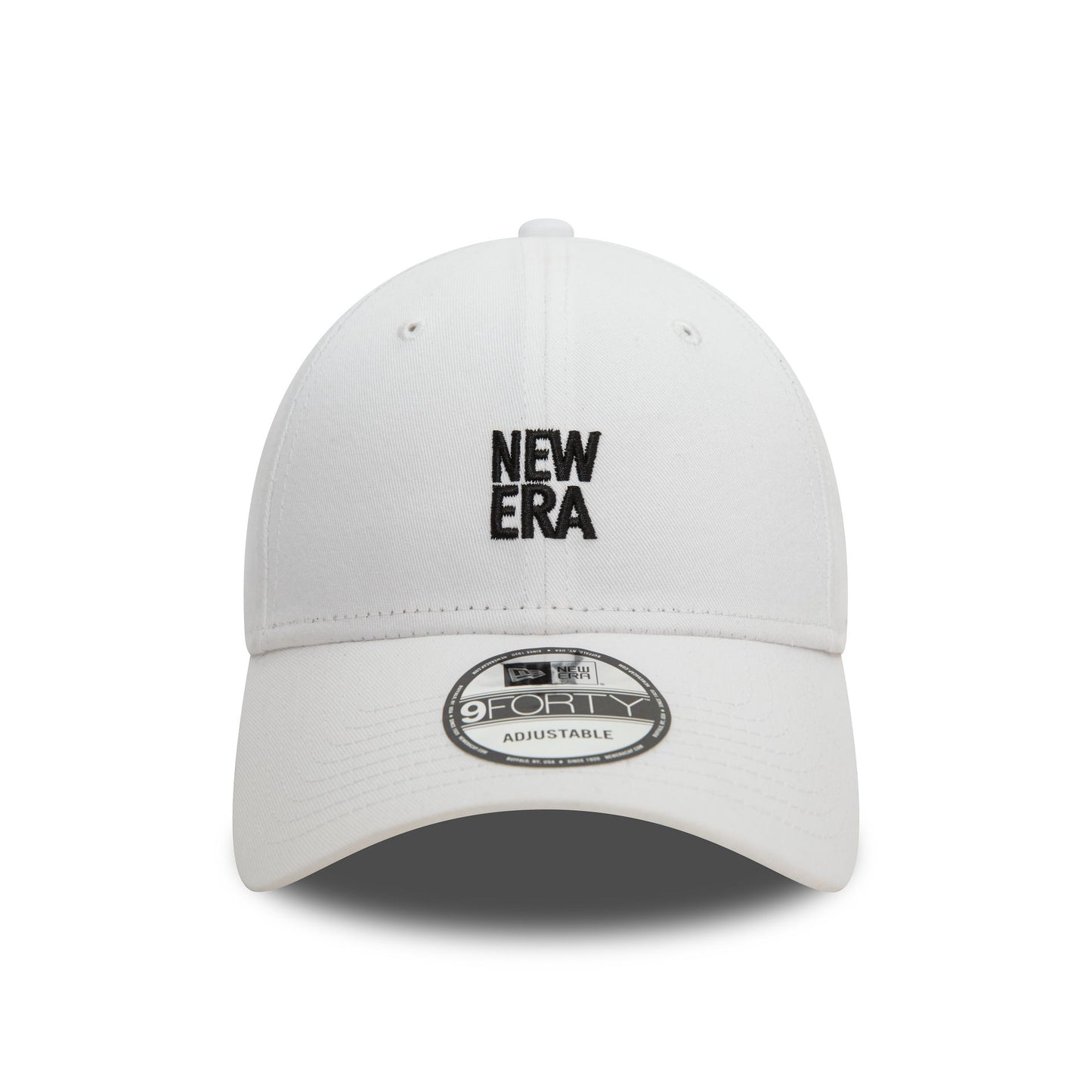 This is a New Era White 9FORTY Adjustable Cap 2