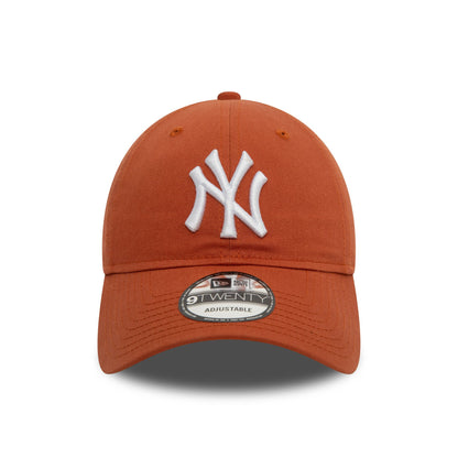 This is a New York Yankees League Essential Brown 9TWENTY Adjustable Cap 2