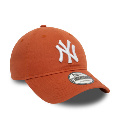 This is a New York Yankees League Essential Brown 9TWENTY Adjustable Cap 3