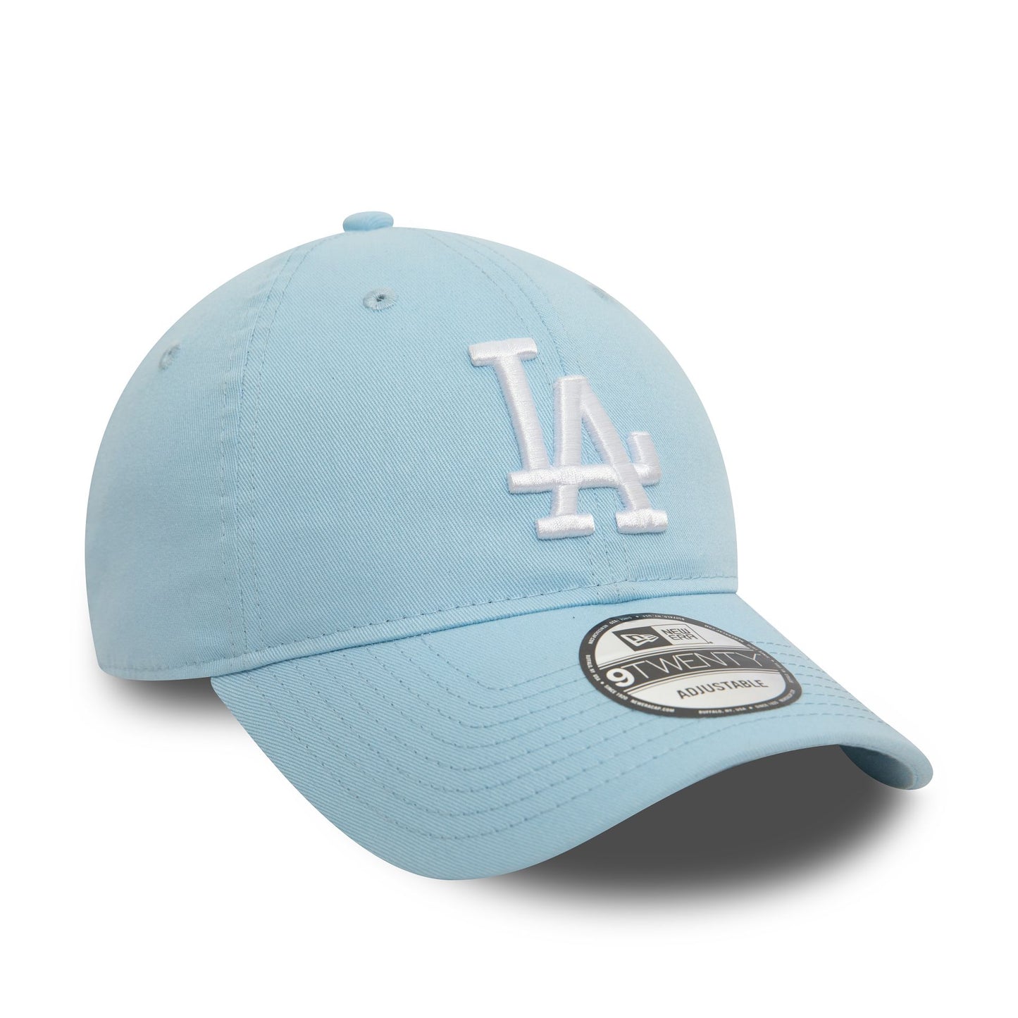 This is a LA Dodgers League Essential Pastel Blue 9TWENTY Adjustable Cap 3