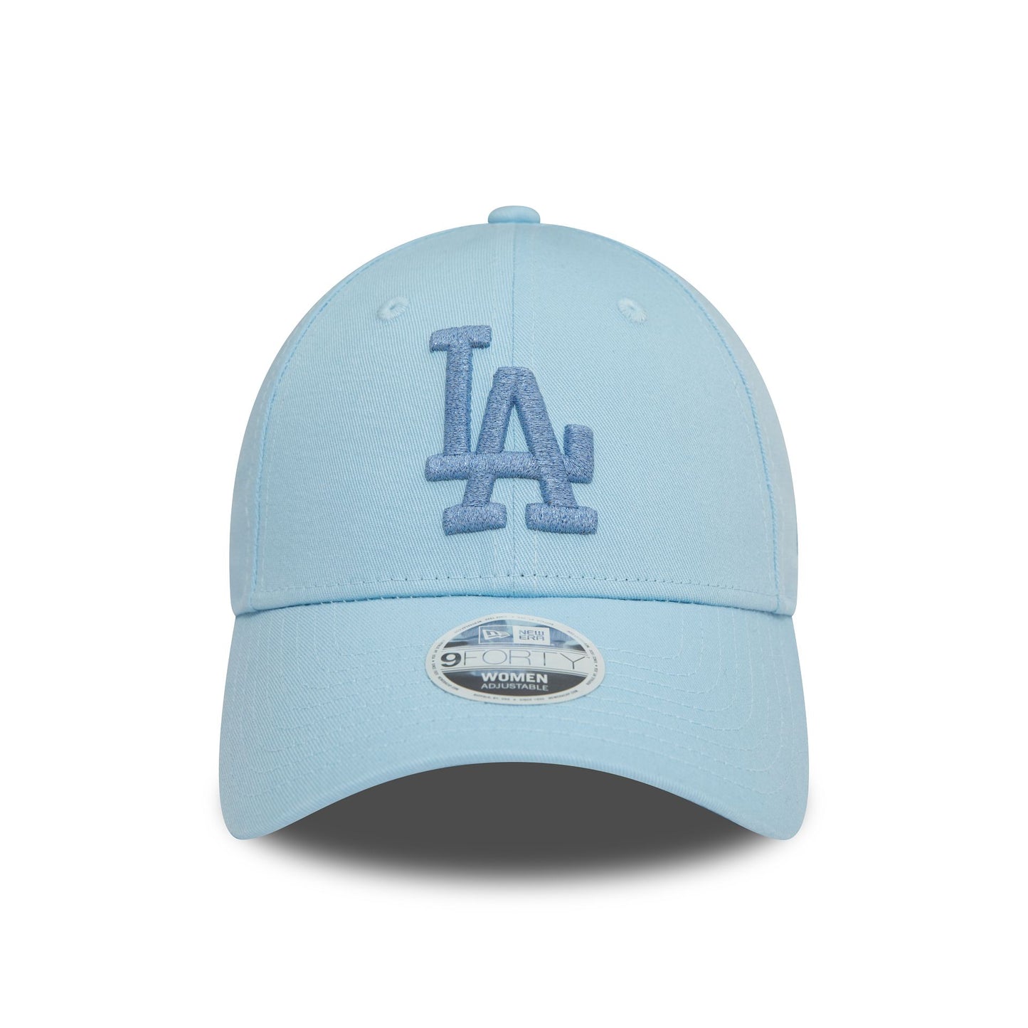 This is a LA Dodgers Womens Metallic Pastel Blue 9FORTY Adjustable Cap 5