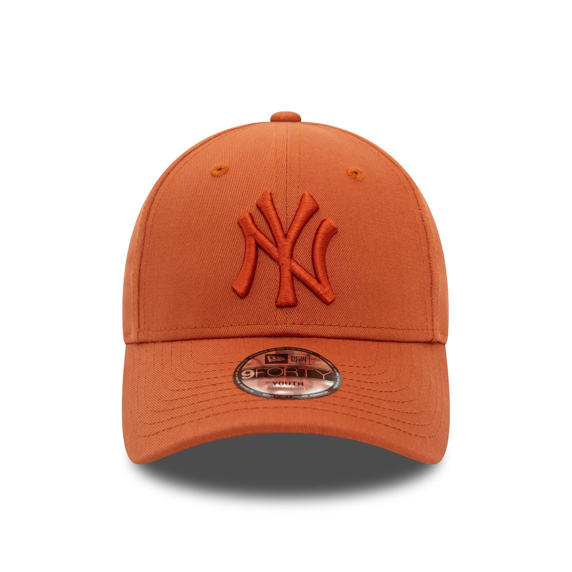 This is a New York Yankees Youth League Essential Brown 9FORTY Adjustable Cap 2