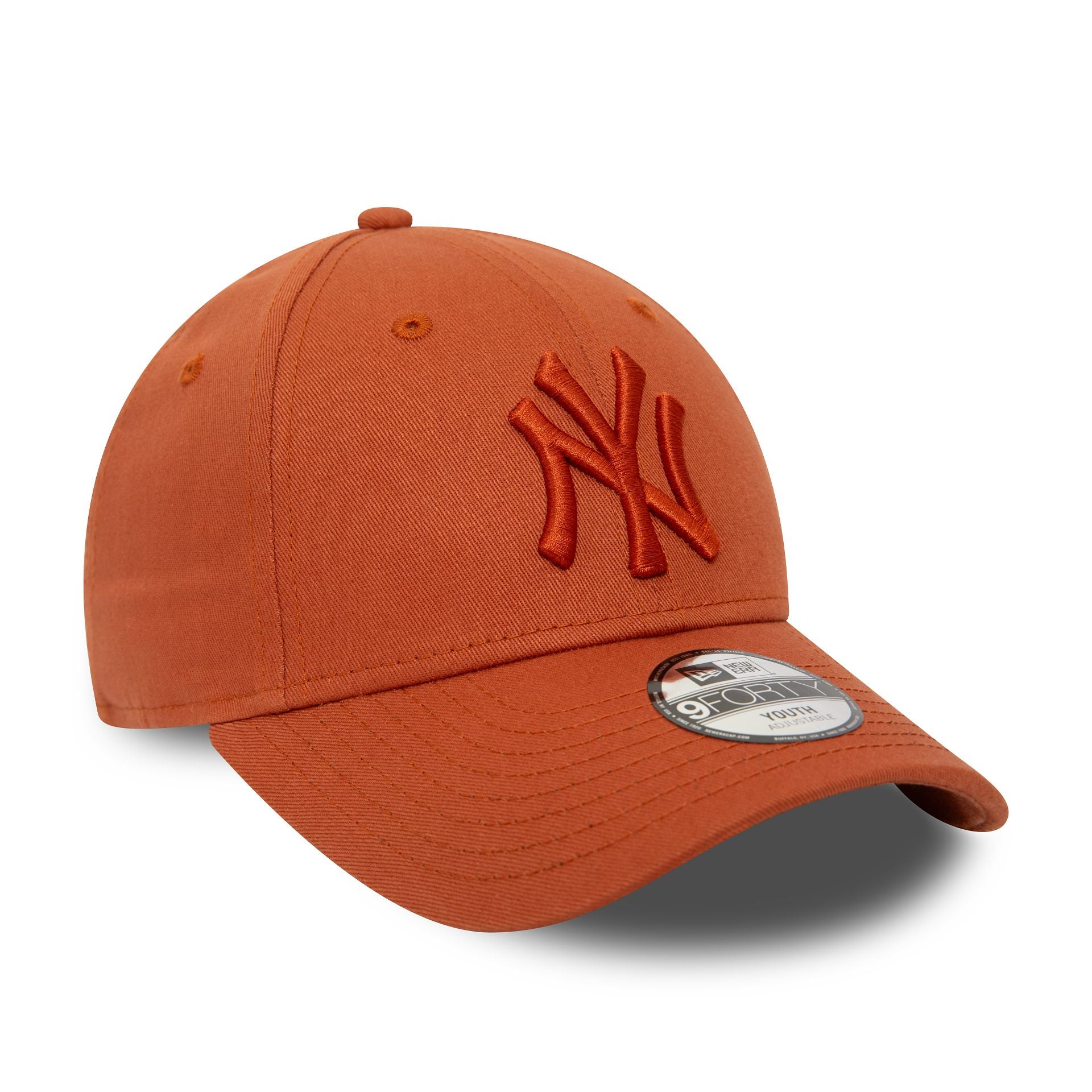 This is a New York Yankees Youth League Essential Brown 9FORTY Adjustable Cap 3