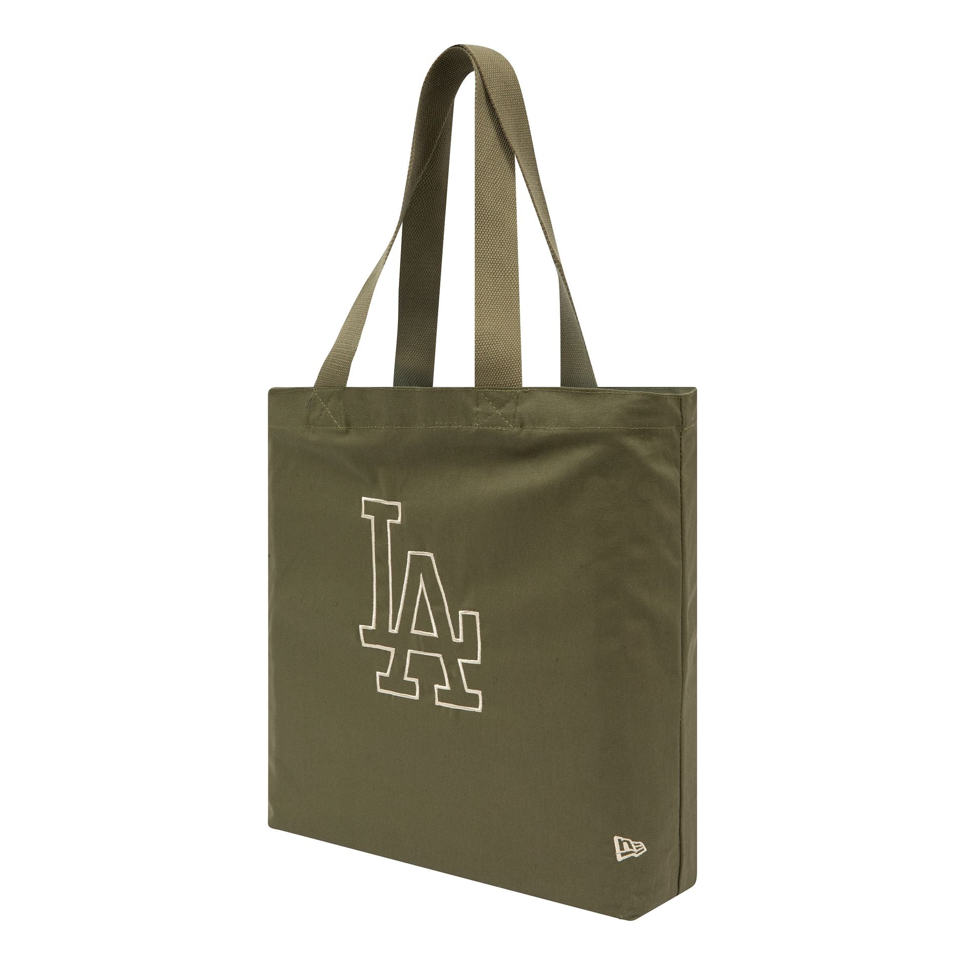 This is a LA Dodgers MLB Green Canvas Tote Bag 4