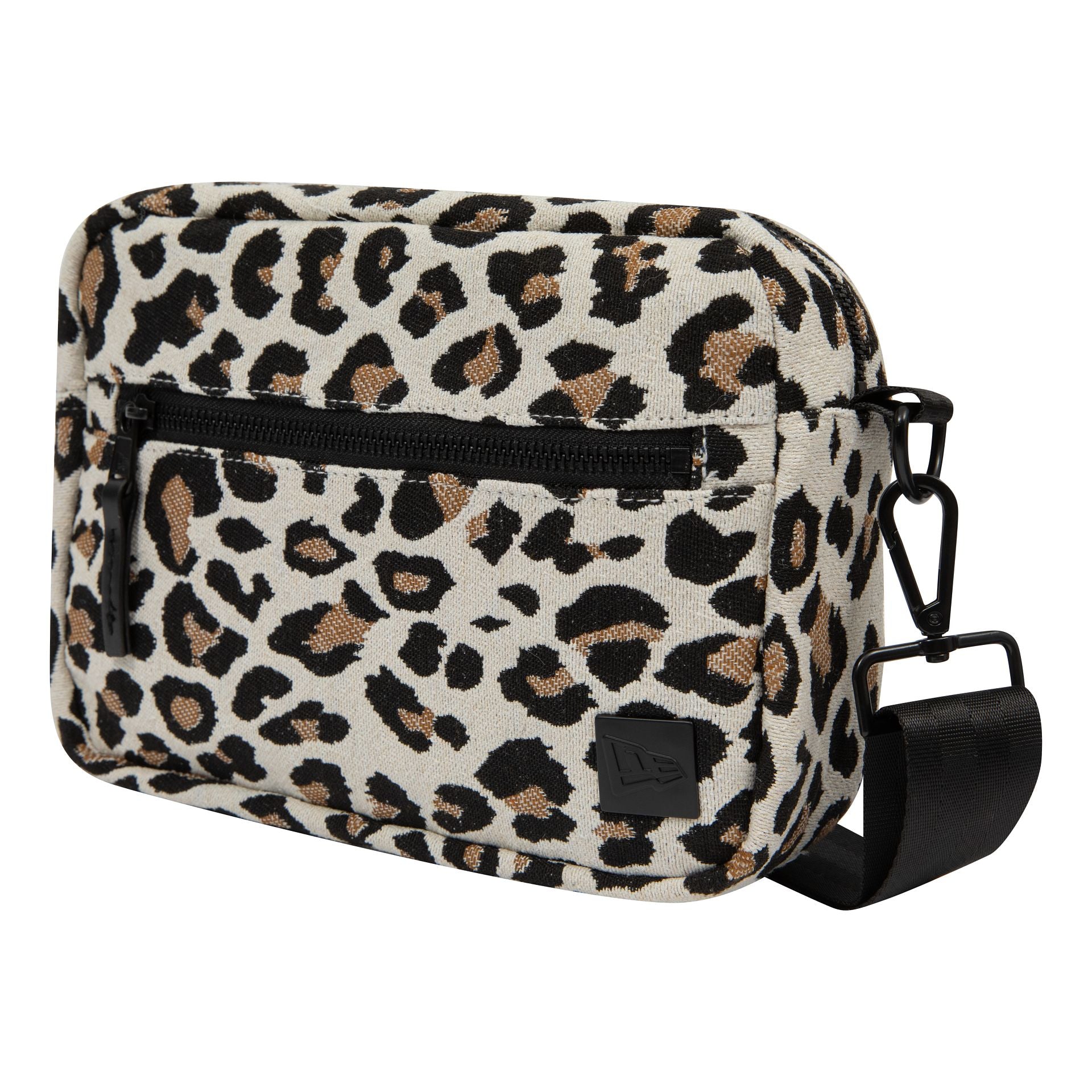 This is a New Era Leopard Stone Camera Waist Bag 1