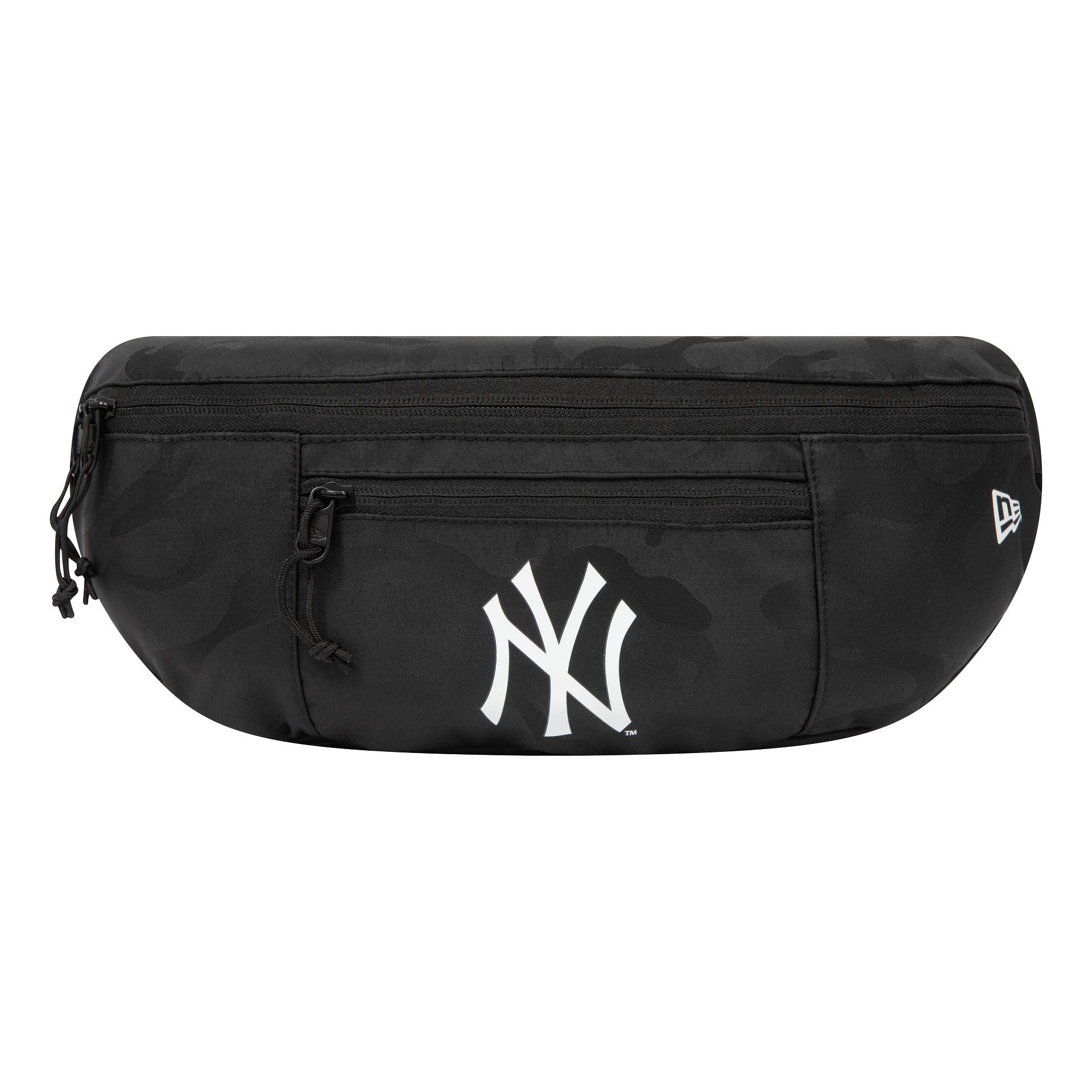 This is a New York Yankees MLB Camo Black Waist Bag 2