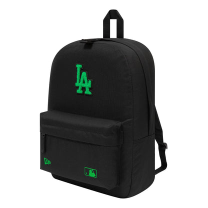 This is a LA Dodgers MLB Applique Black Stadium Backpack 1