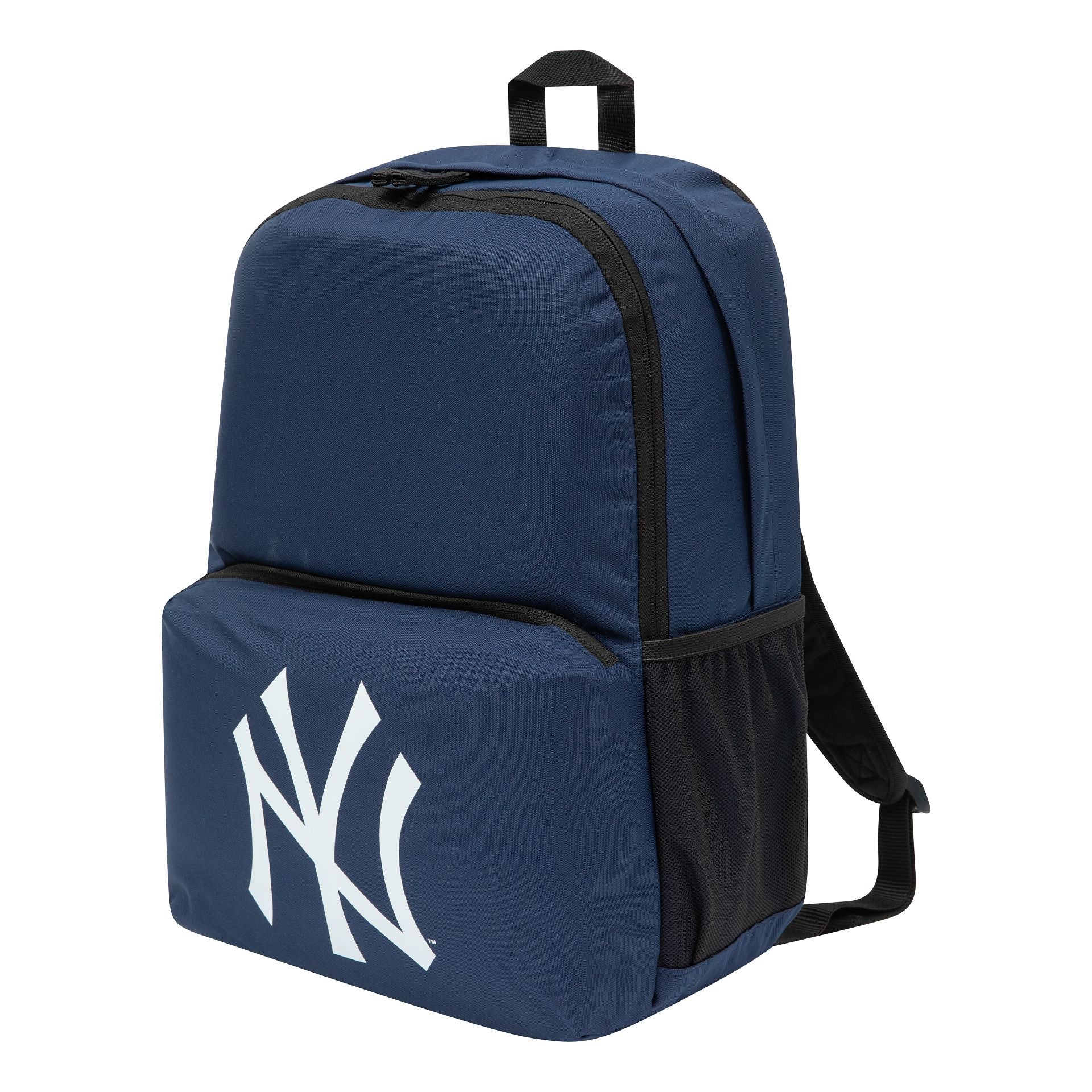 This is a New York Yankees MLB Multi Compartment Navy Stadium Backpack 1