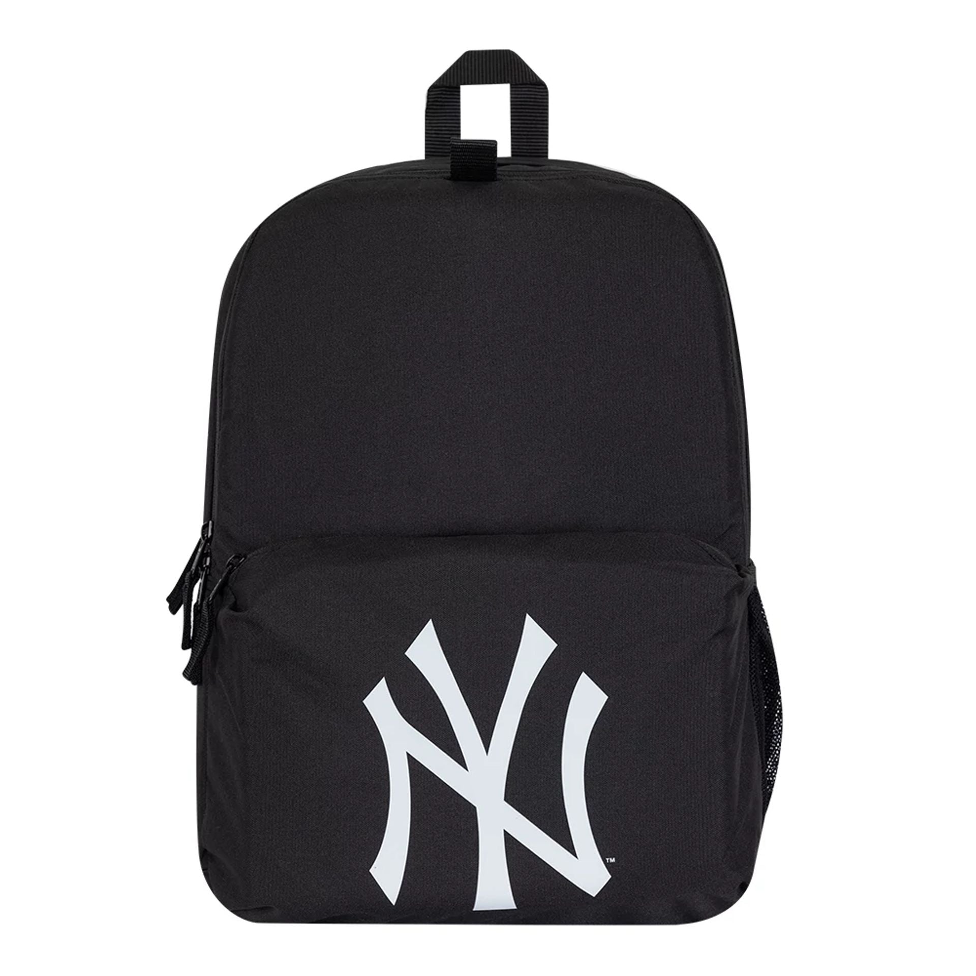 This is a New York Yankees MLB Multi Compartment Black Stadium Backpack 2