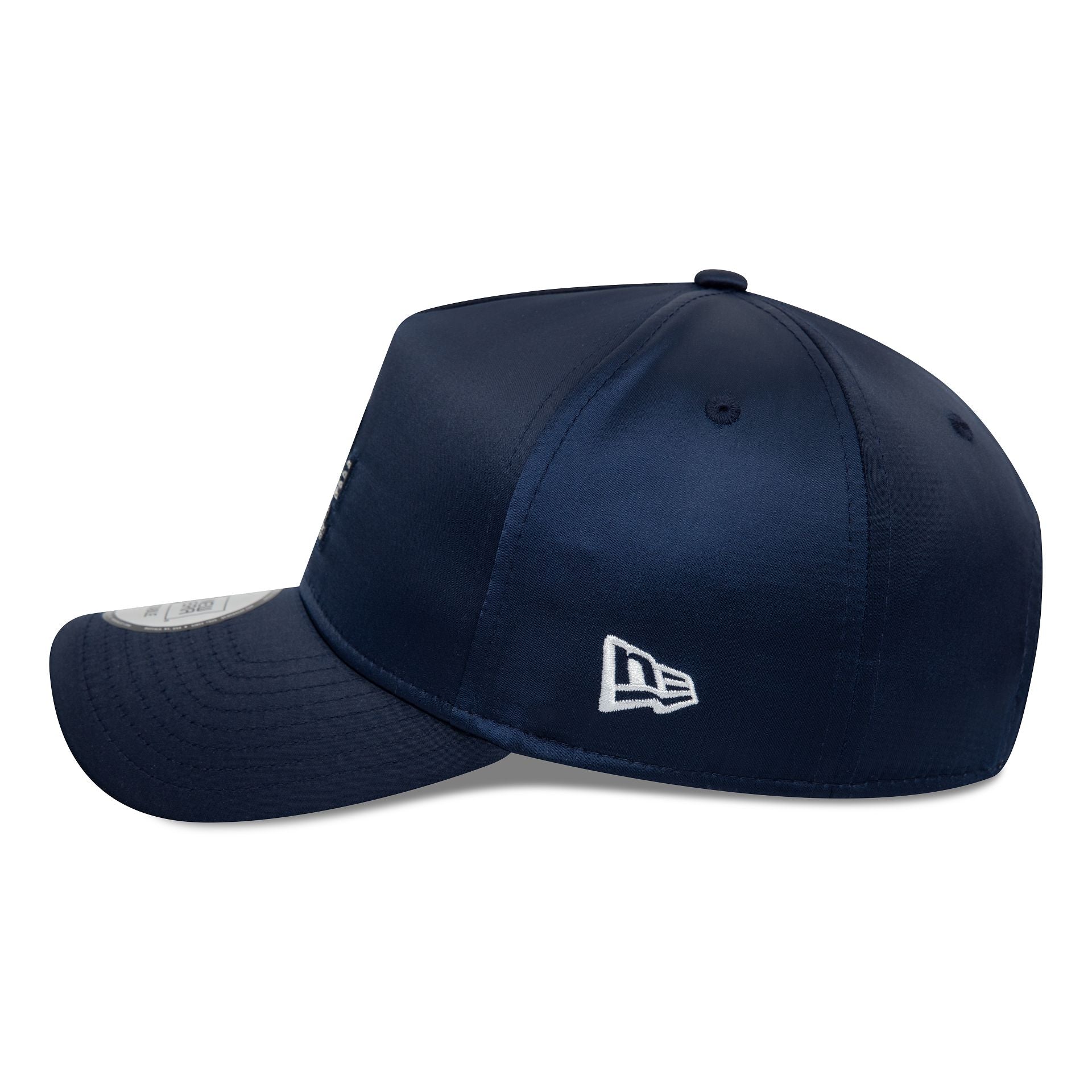 This is a LA Dodgers MLB Satin Rhinestone Navy 9FORTY E-Frame Adjustable Cap 6