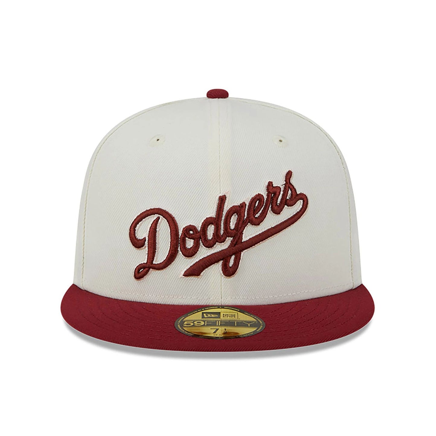 This is a LA Dodgers Be Mine White 59FIFTY Fitted Cap 4