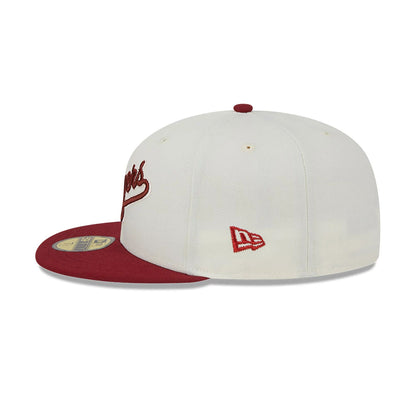 This is a LA Dodgers Be Mine White 59FIFTY Fitted Cap 7