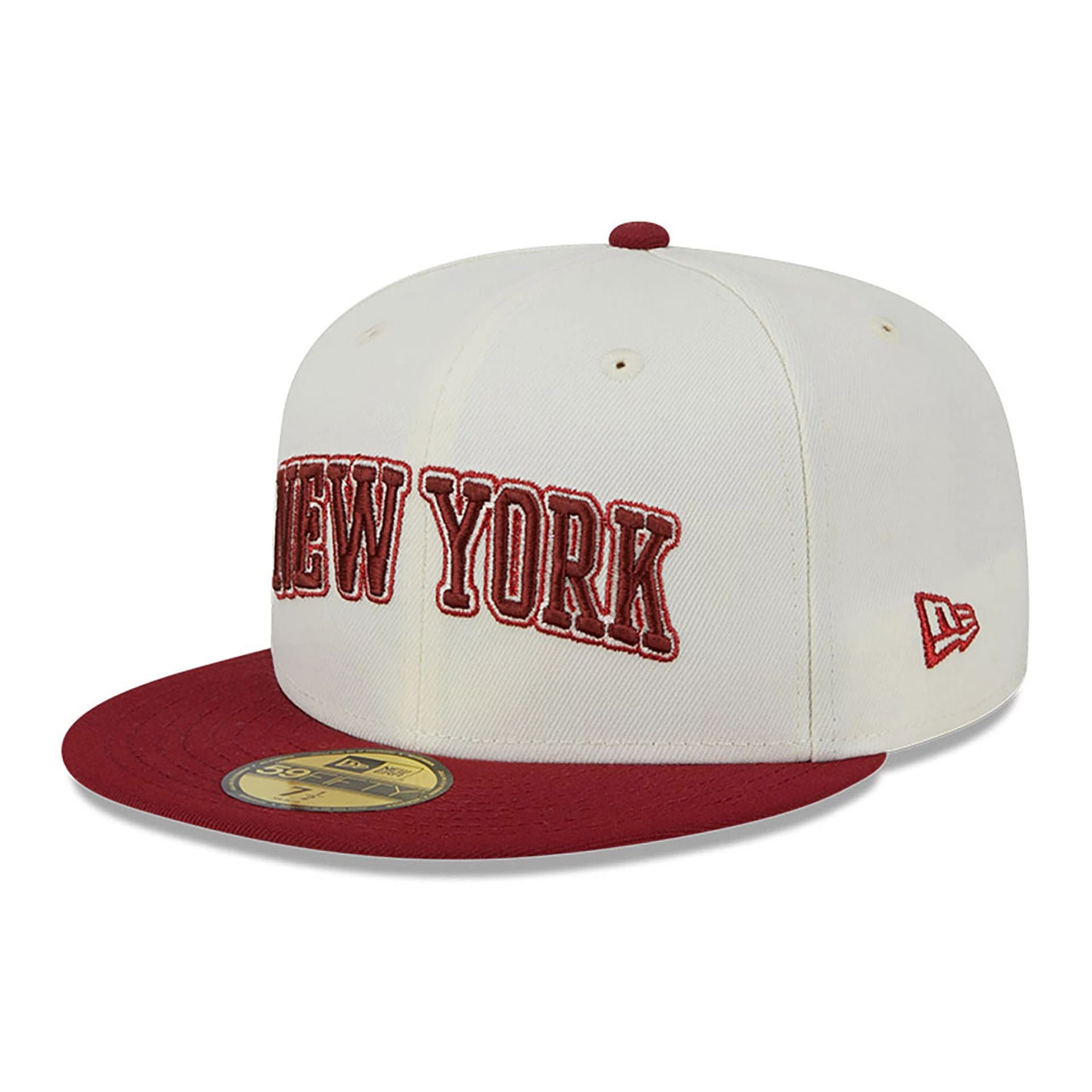 This is a New York Yankees Be Mine White 59FIFTY Fitted Cap 5