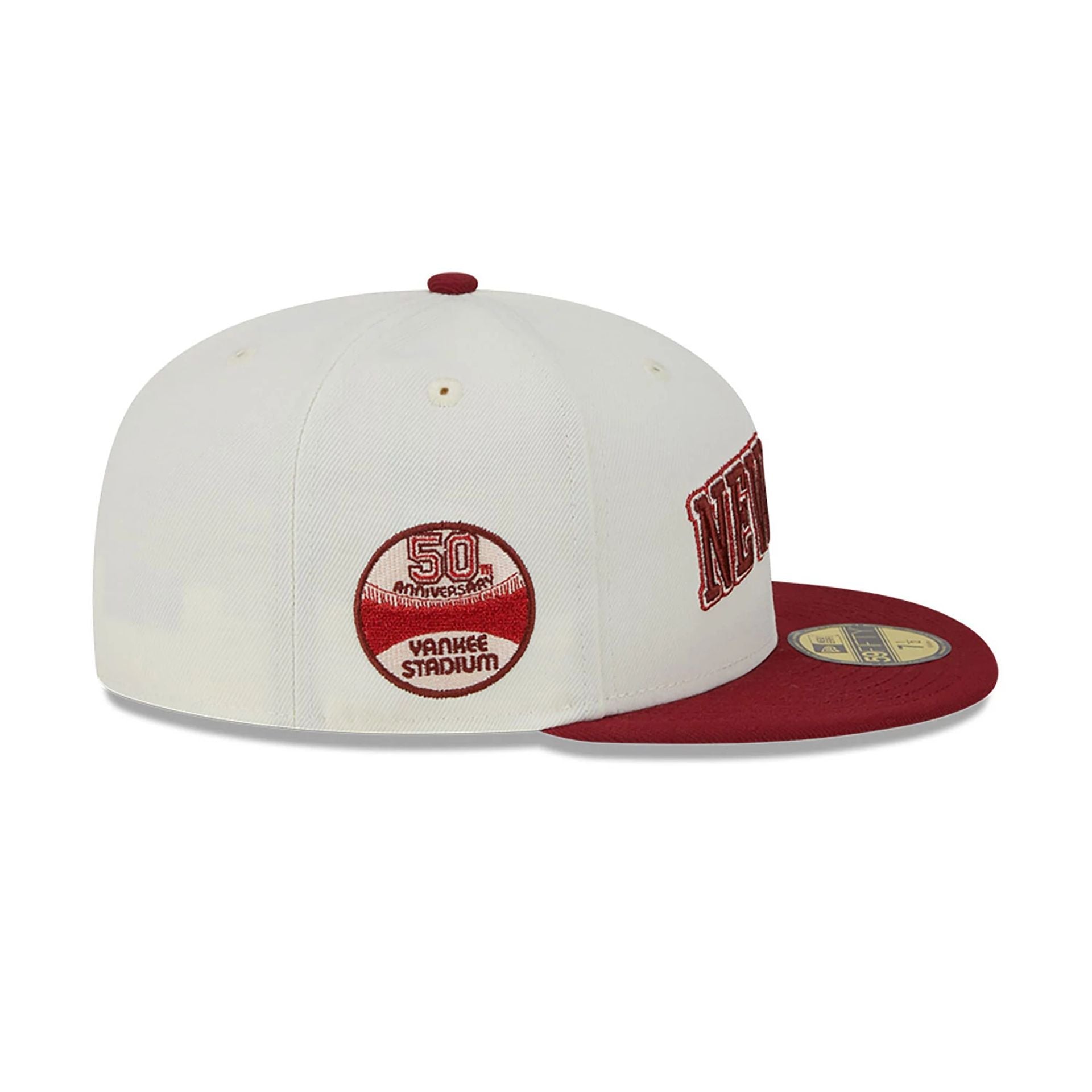 This is a New York Yankees Be Mine White 59FIFTY Fitted Cap 7