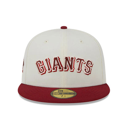 This is a San Francisco Giants Be Mine White 59FIFTY Fitted Cap 5