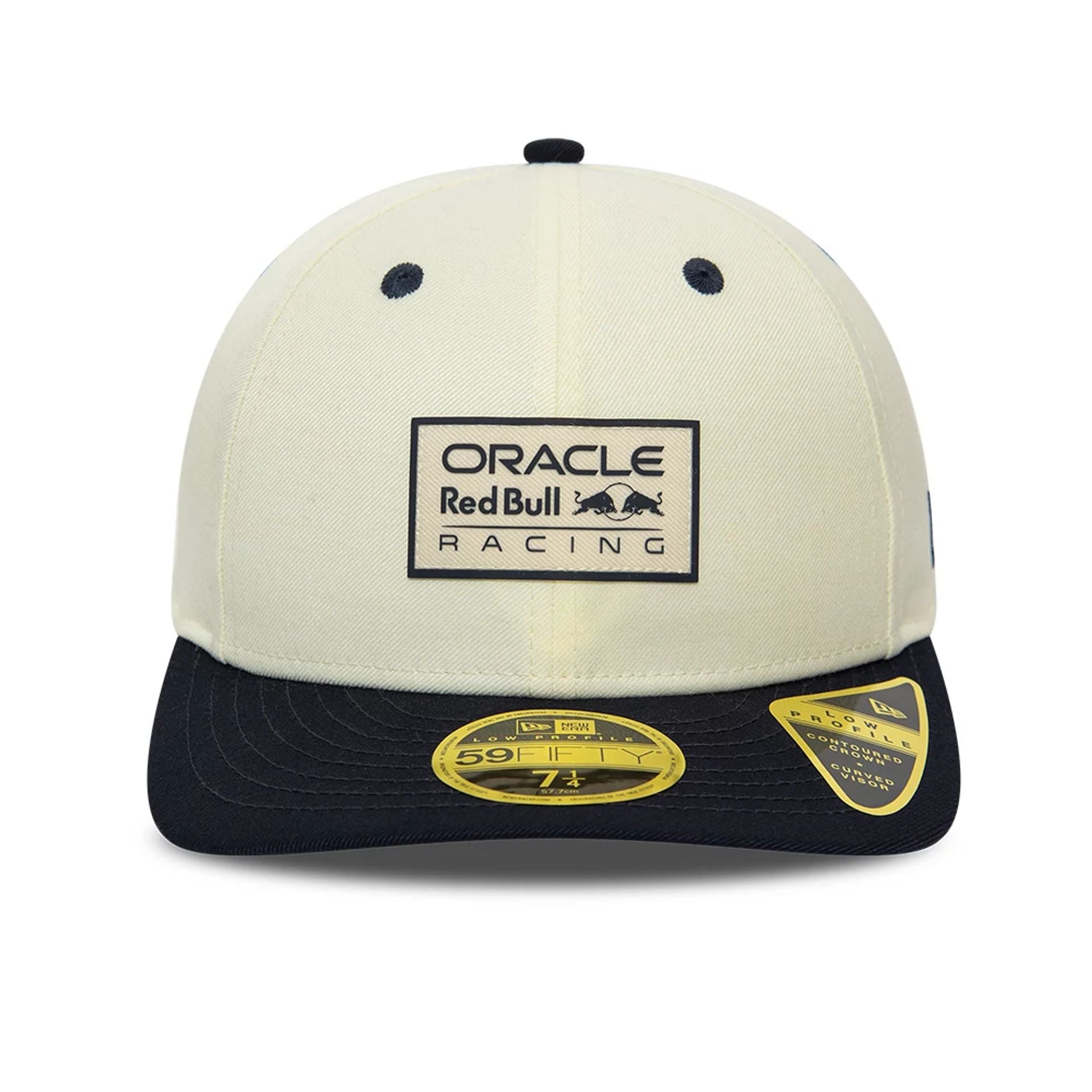 This is a Red Bull Racing Flawless Wool Off White Low Profile 59FIFTY Fitted Cap 2