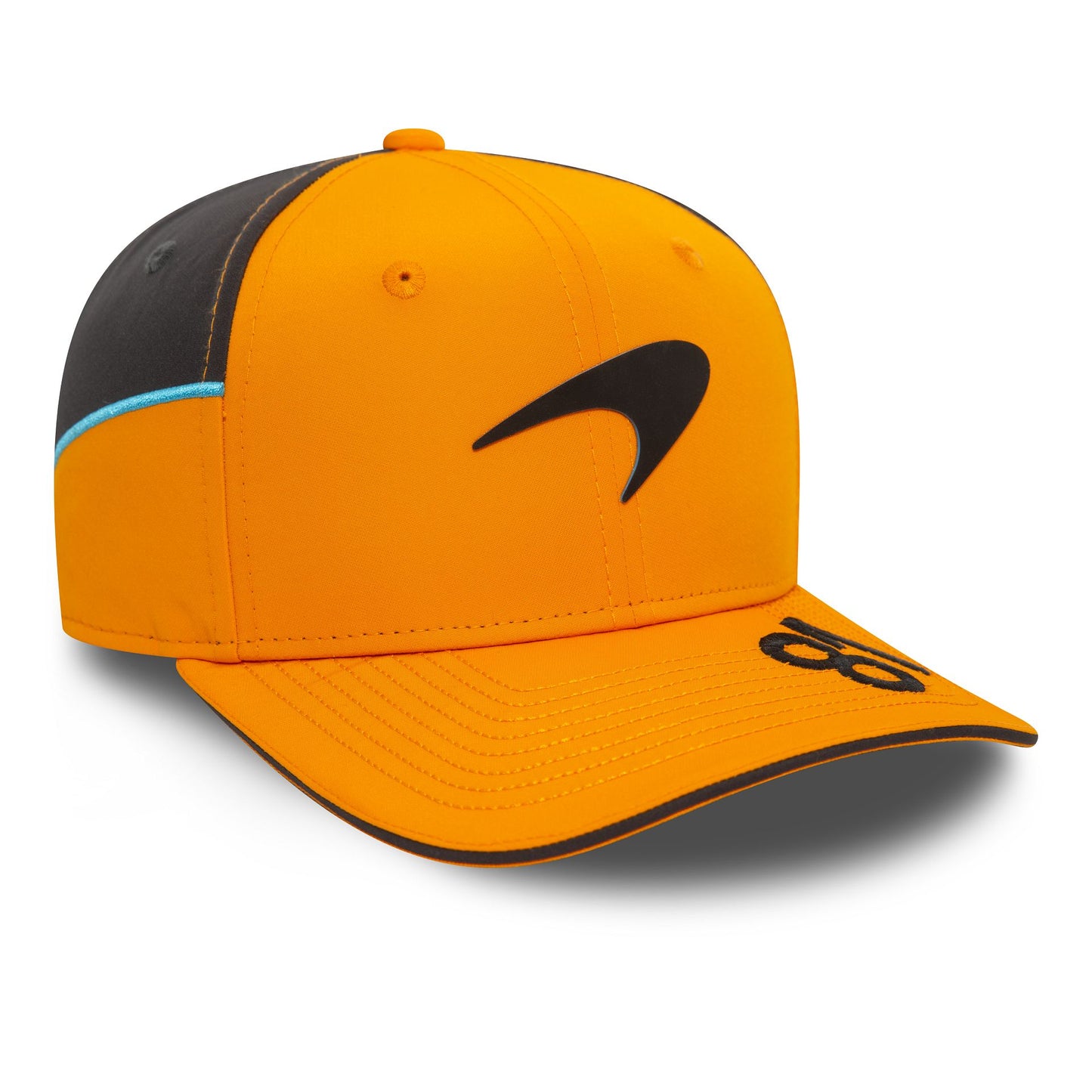 This is a McLaren Racing Oscar Piastri Orange 9FIFTY Snapback Cap 3