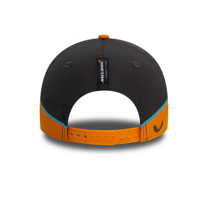 This is a McLaren Racing Youth Team Colour Orange 9FORTY Adjustable Cap 4