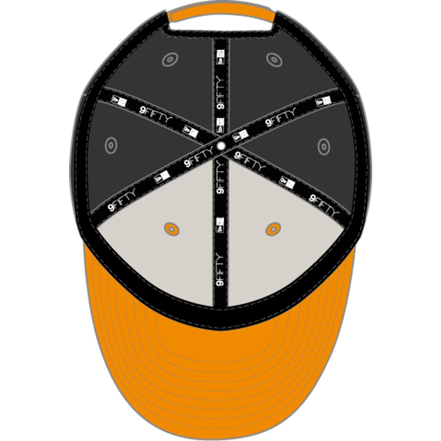 This is a McLaren Racing Youth Oscar Piastri Orange 9FIFTY Snapback Cap 4