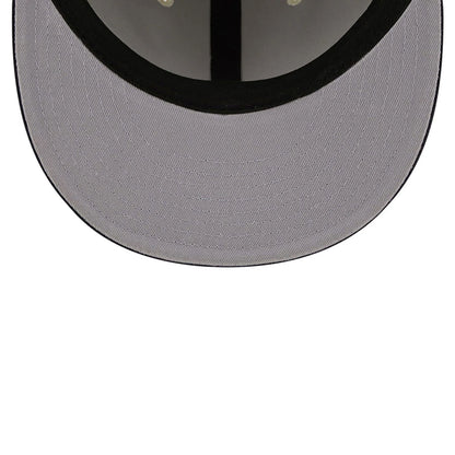 This is a LA Angels Chrome Denim White Retro Crown 9FIFTY Strapback Cap 3