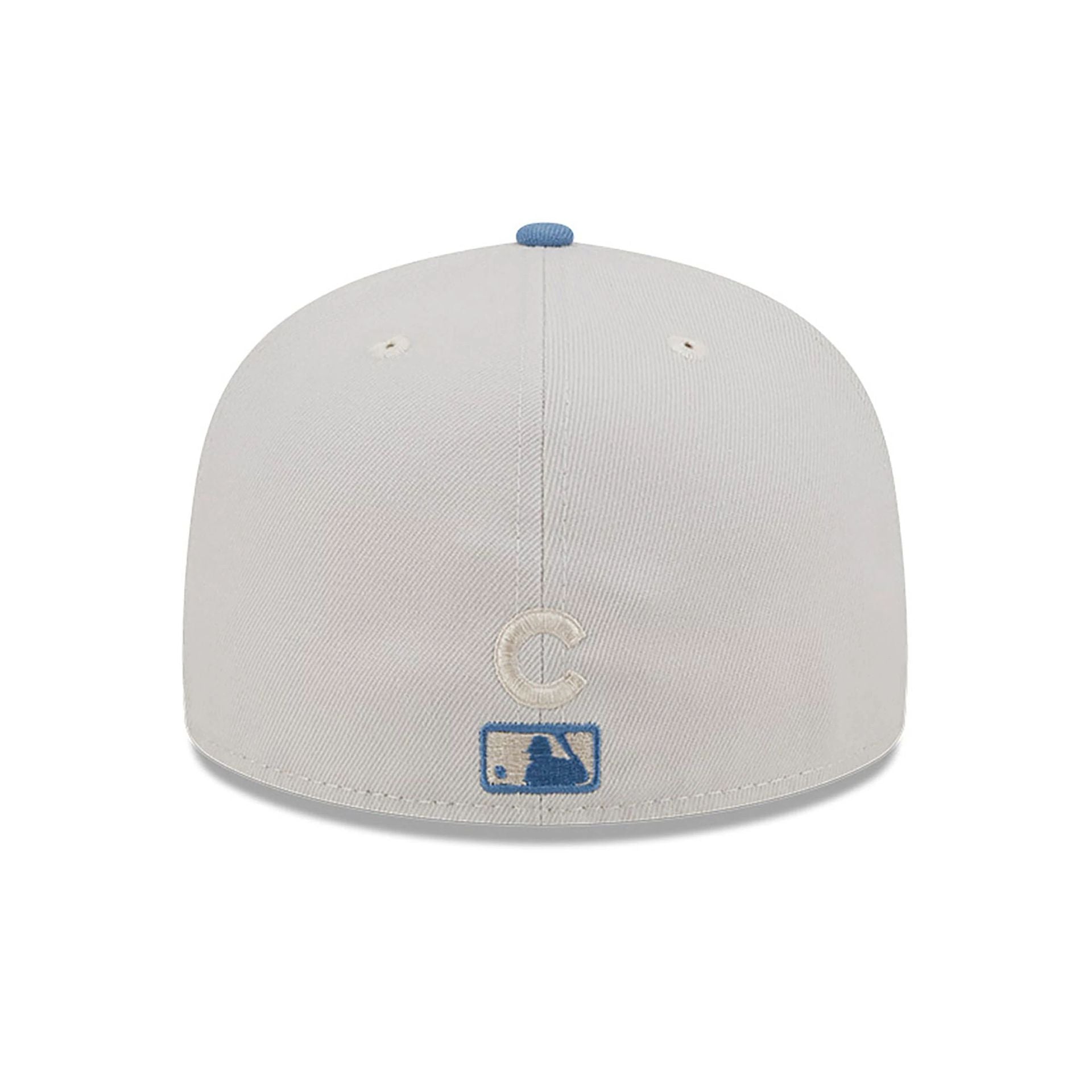 This is a Chicago Cubs Colour Brush Light Beige 59FIFTY Fitted Cap 5