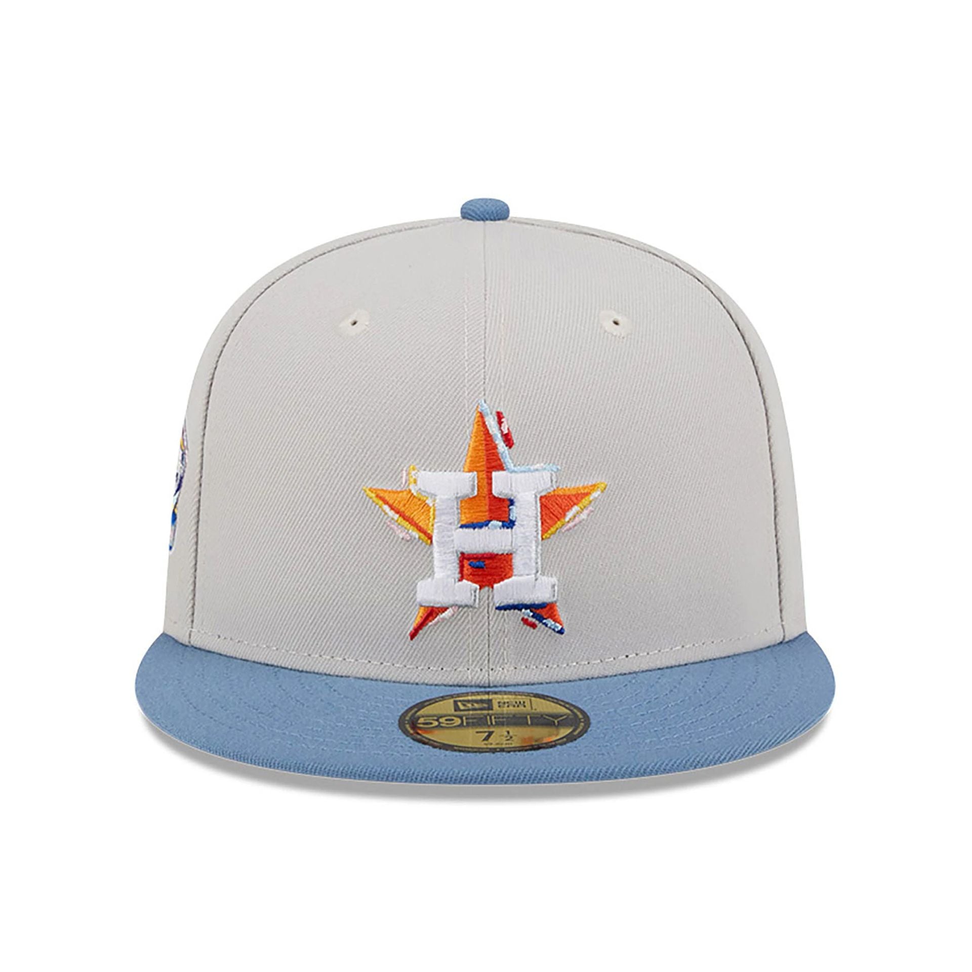 This is a Houston Astros Colour Brush Light Beige 59FIFTY Fitted Cap 4