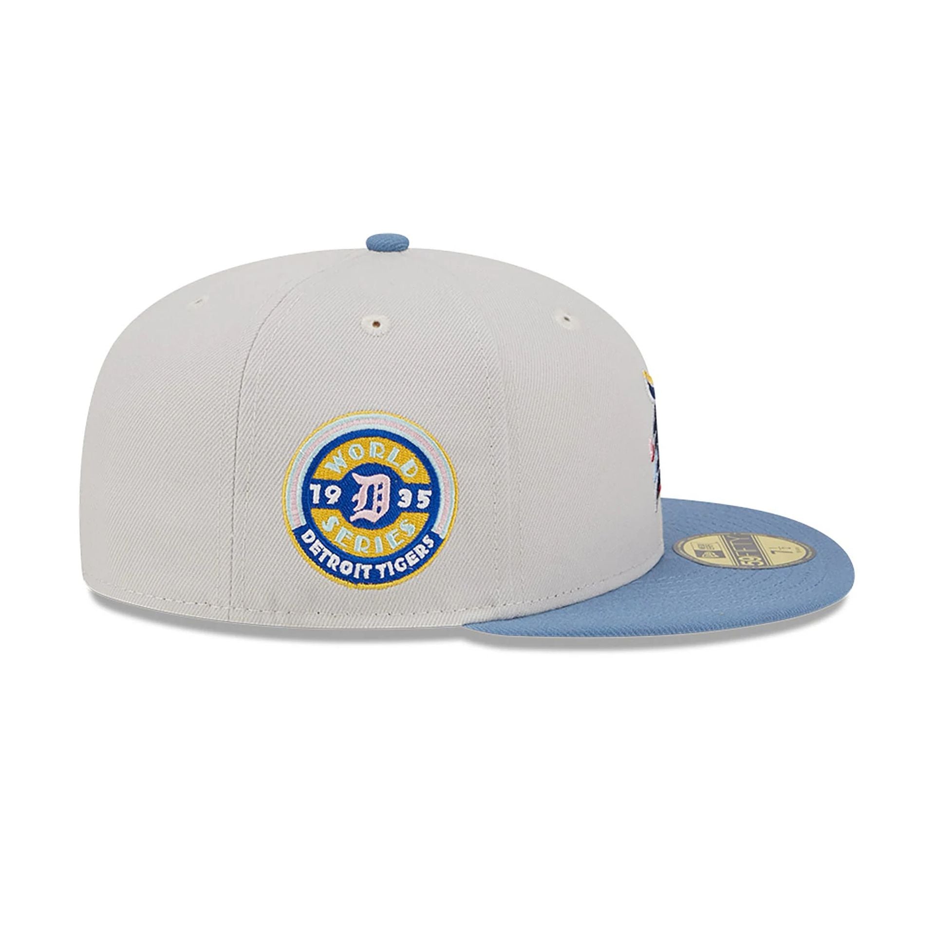 This is a Detroit Tigers Colour Brush Light Beige 59FIFTY Fitted Cap 7