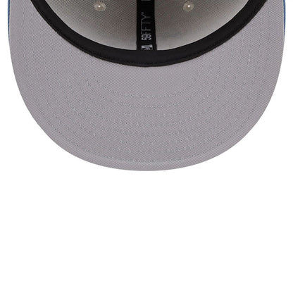 This is a Tampa Bay Rays Colour Brush Light Beige 59FIFTY Fitted Cap 2