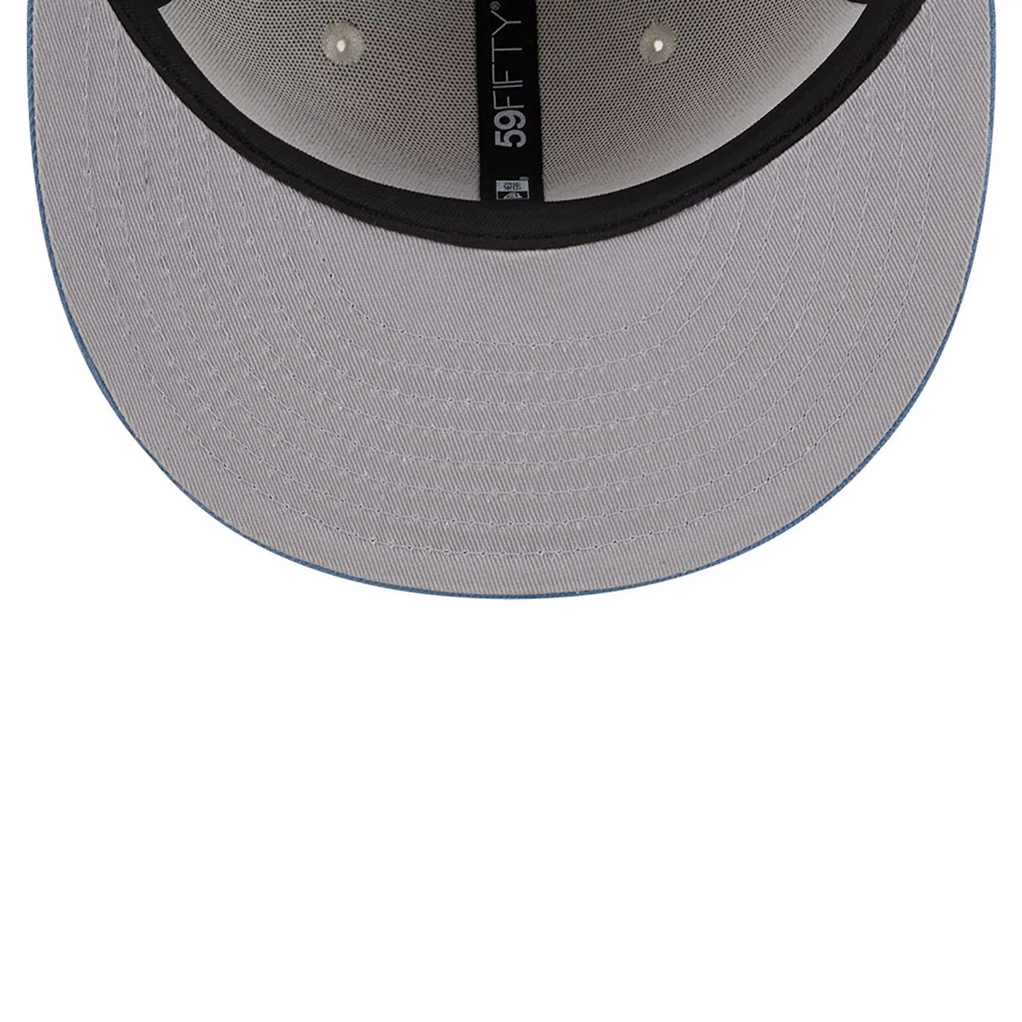 This is a Miami Marlins Colour Brush Cream 59FIFTY Fitted Cap 2