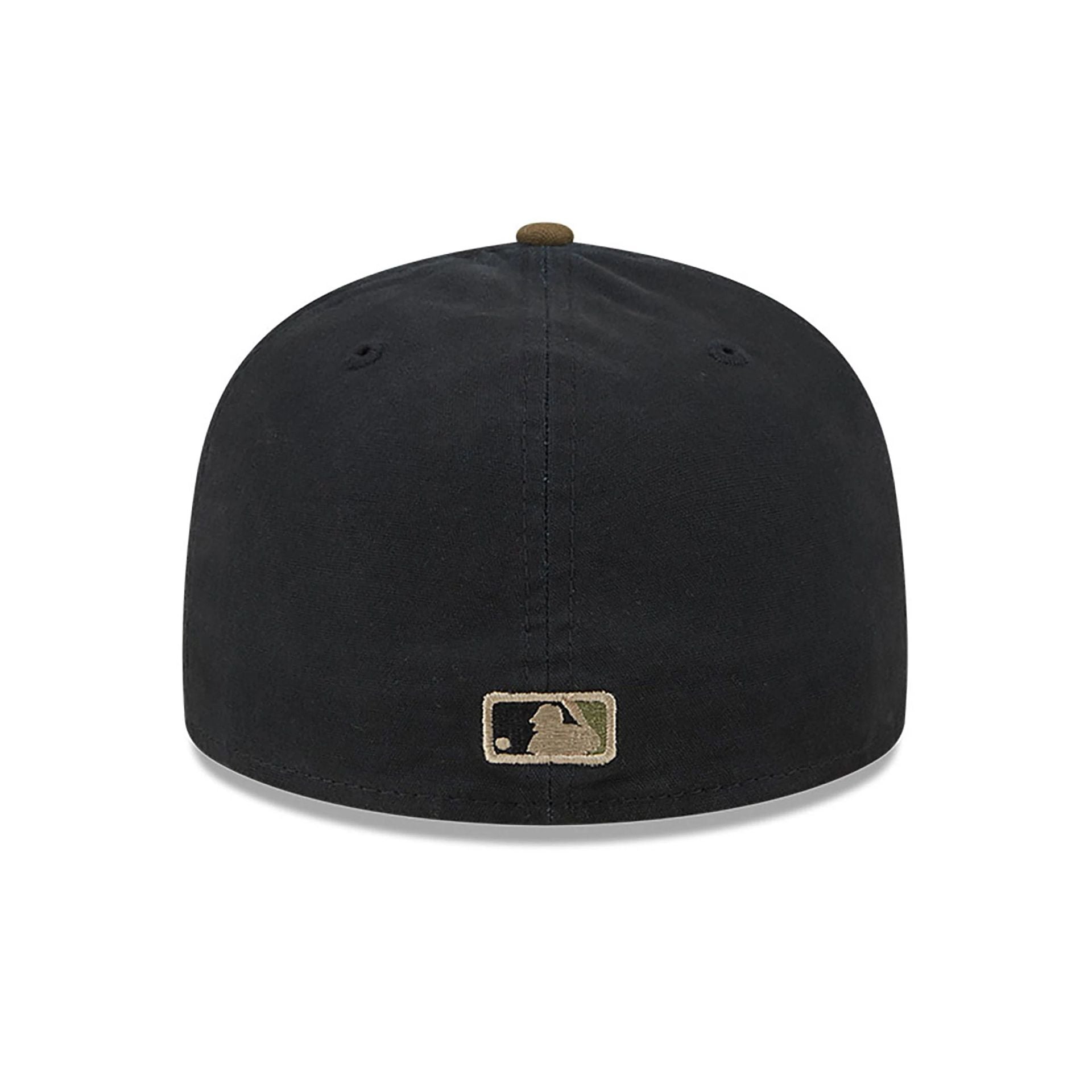 This is a Detroit Tigers Quilted Logo Black 59FIFTY Fitted Cap 5