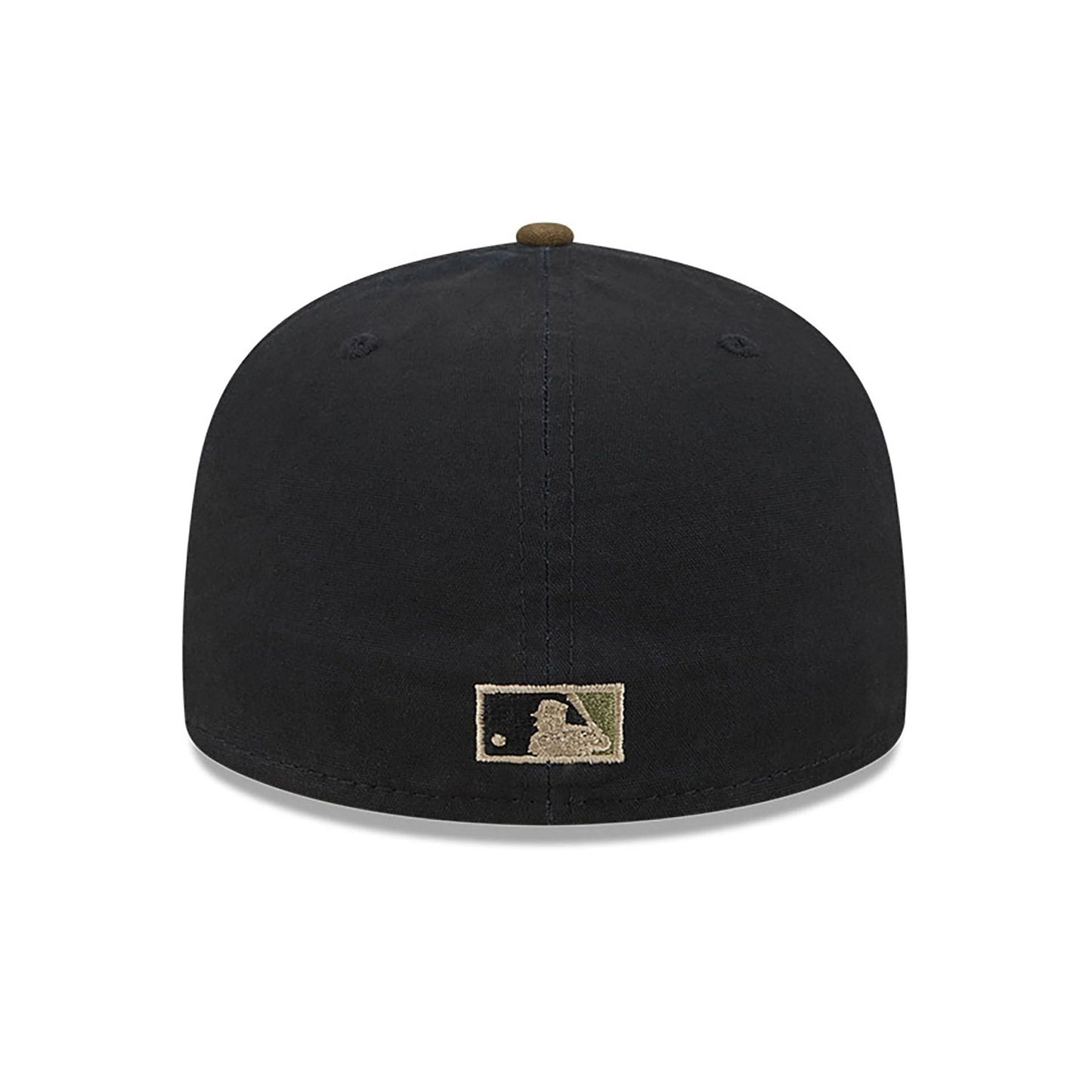 This is a LA Angels Quilted Logo Black 59FIFTY Fitted Cap 2