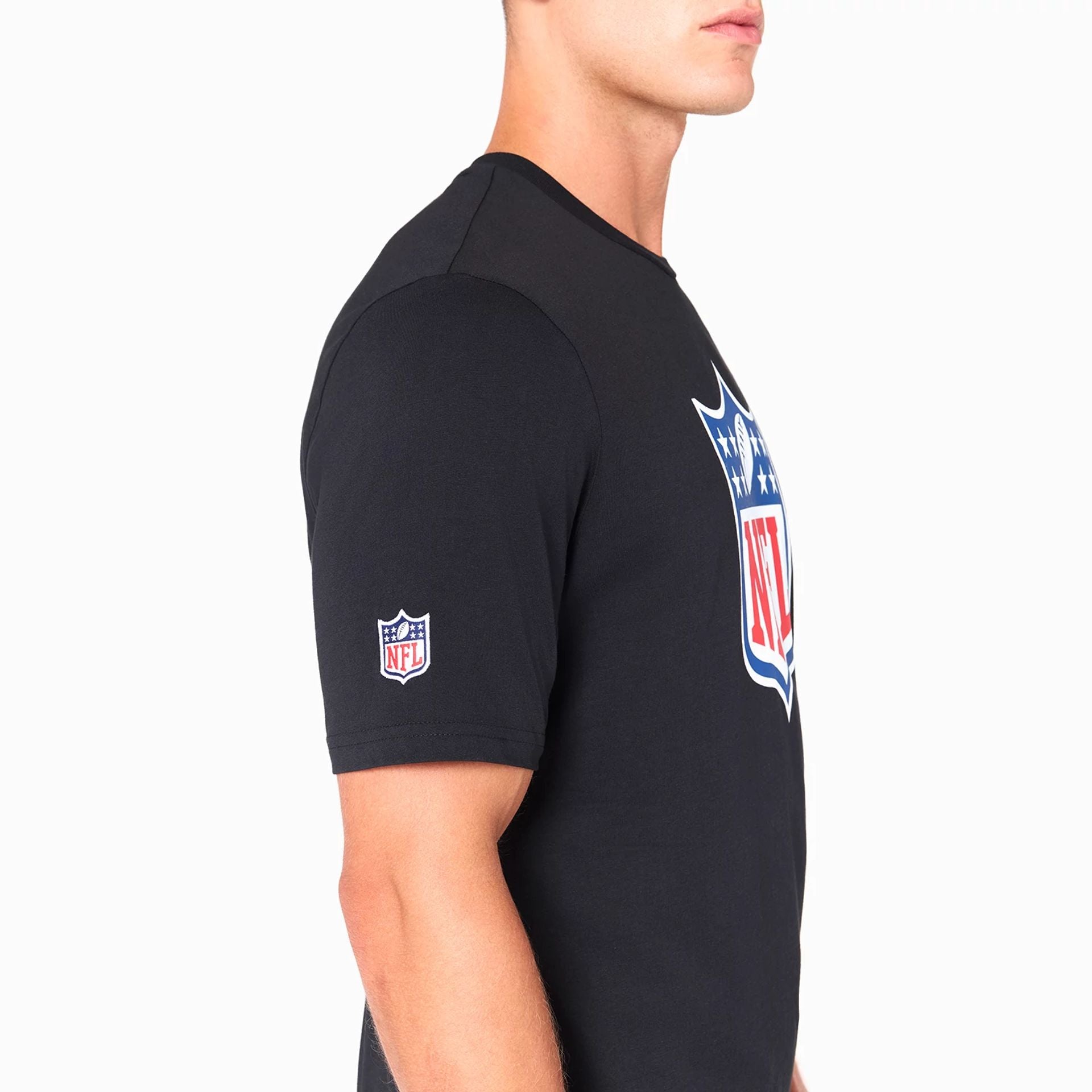 NFL Shield Logo NFL Black T Shirt New Era Cap UK