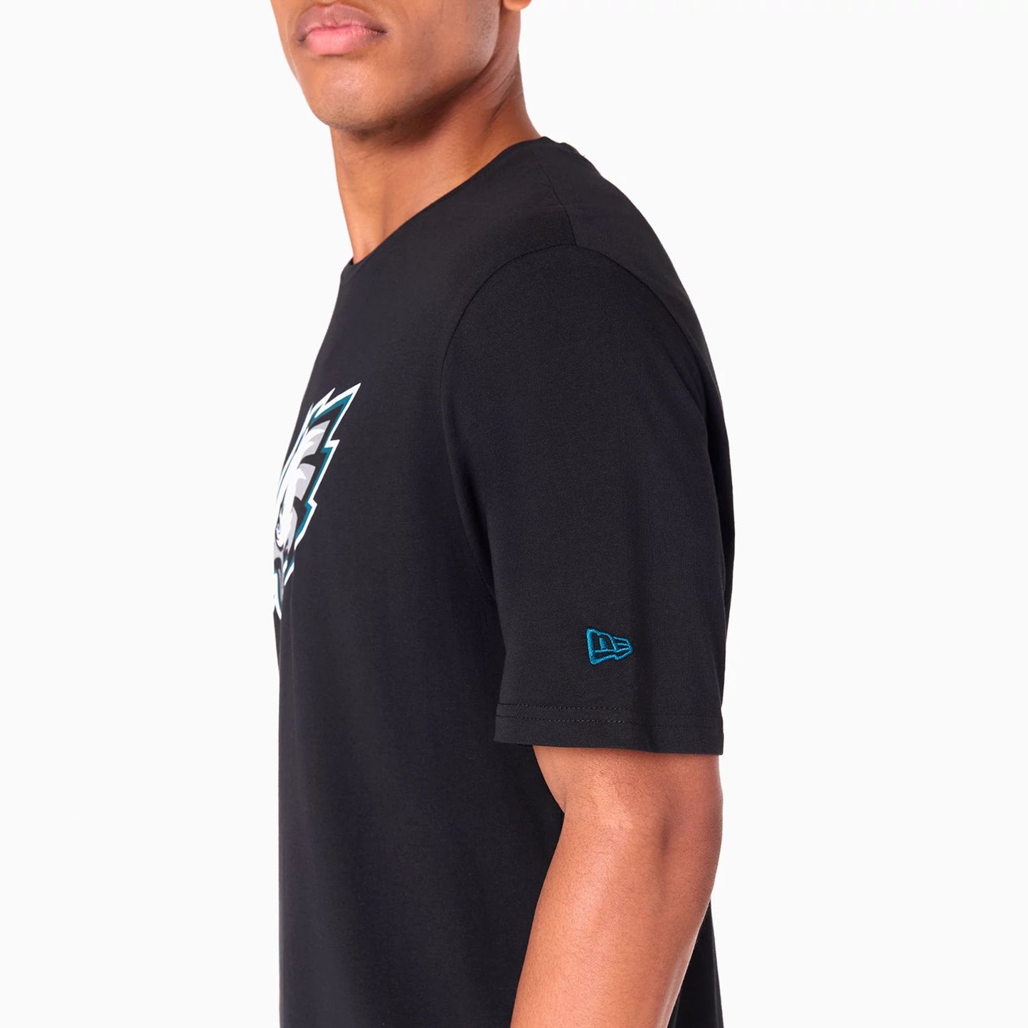 The Male model is wearing Philadelphia Eagles NFL Black T-Shirt 5