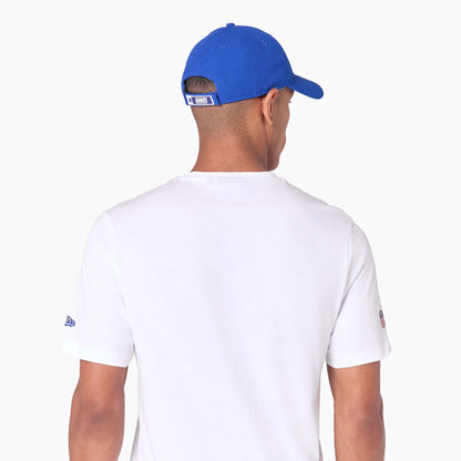 The Male model is wearing New York Giants NFL White T-Shirt 6