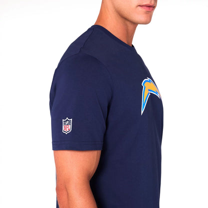 The Male model is wearing LA Chargers NFL Grey T-Shirt 3