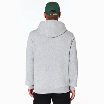 The Male model is wearing Green Bay Packers NFL Grey Pullover Hoodie 7