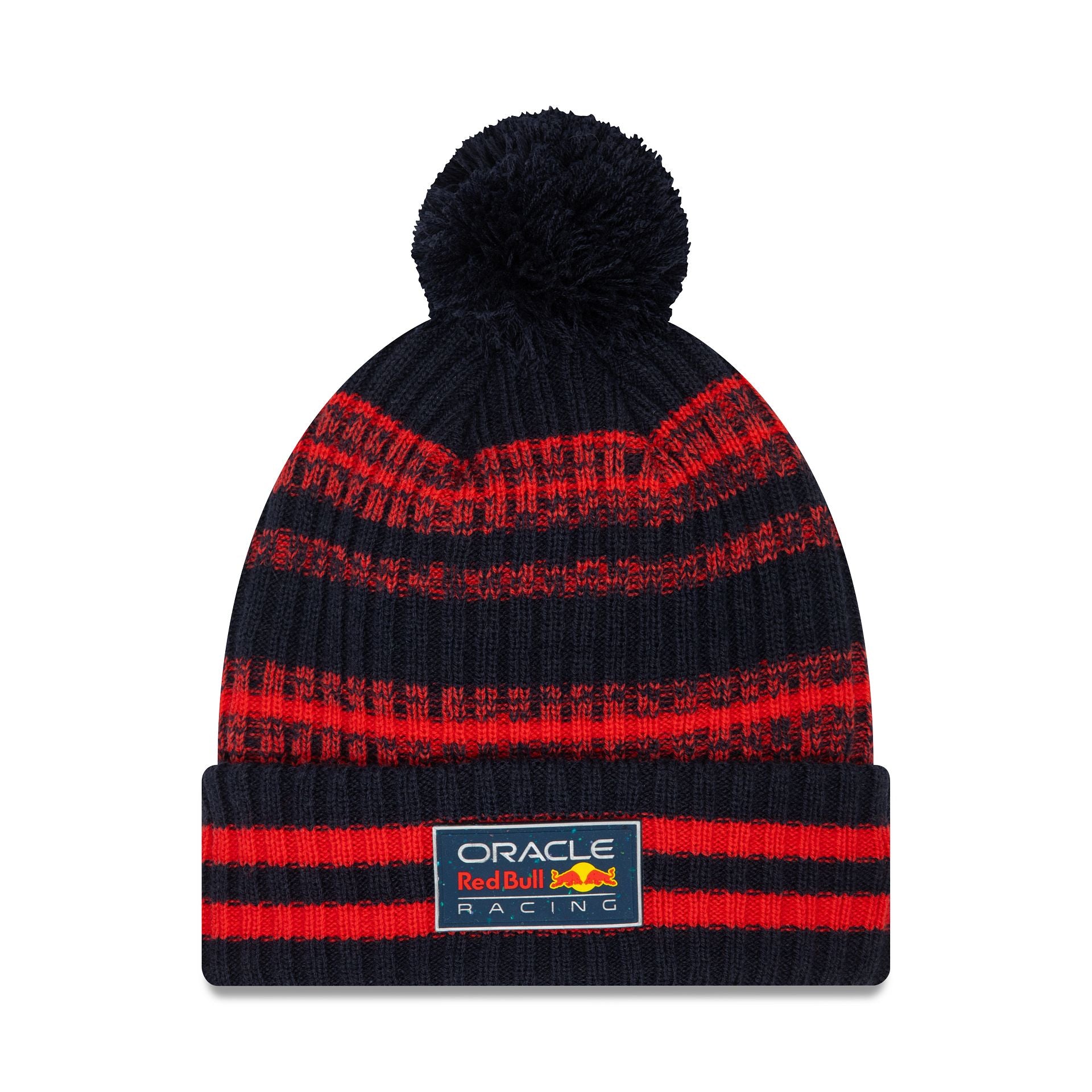 This is a Red Bull Racing Polylana Dark Blue Cuff Knit Beanie Hat 1