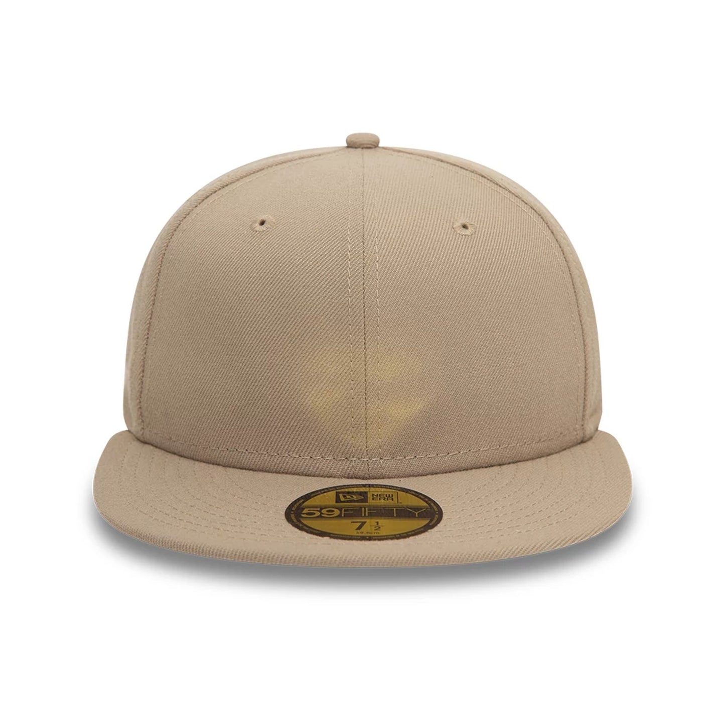 This is a New Era Essential Light Brown 59FIFTY Fitted Cap 2