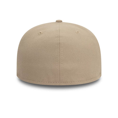 This is a New Era Essential Light Brown 59FIFTY Fitted Cap 4