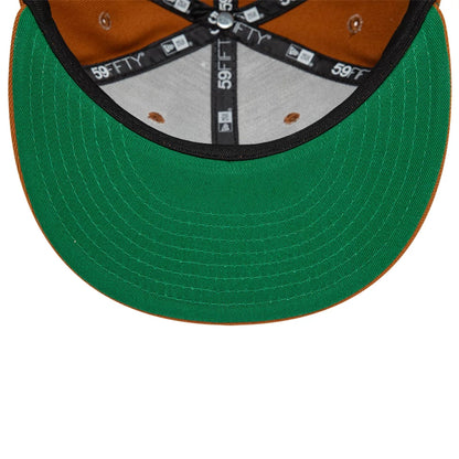 This is a New Era Essential Brown 59FIFTY Fitted Cap 5