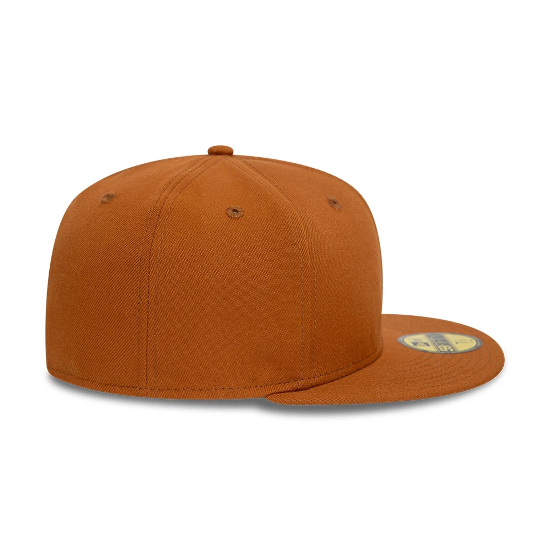 This is a New Era Essential Brown 59FIFTY Fitted Cap 7