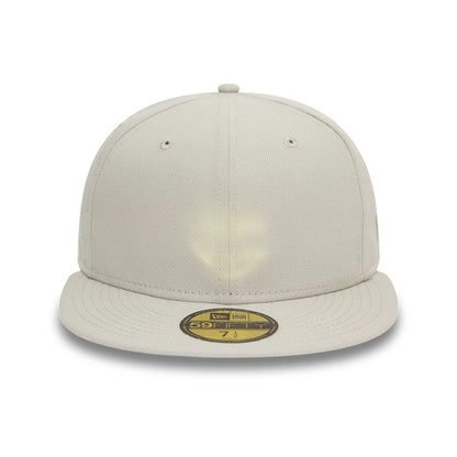 This is a New Era Essential Light Beige 59FIFTY Fitted Cap 2