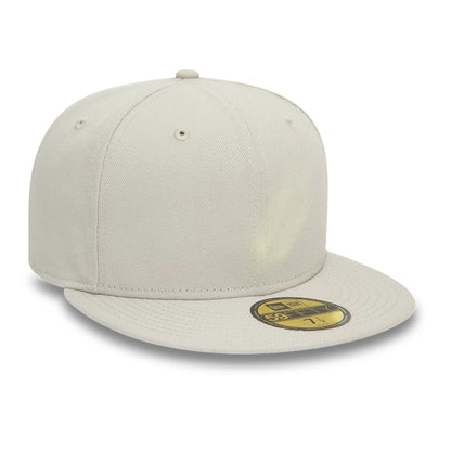 This is a New Era Essential Light Beige 59FIFTY Fitted Cap 3