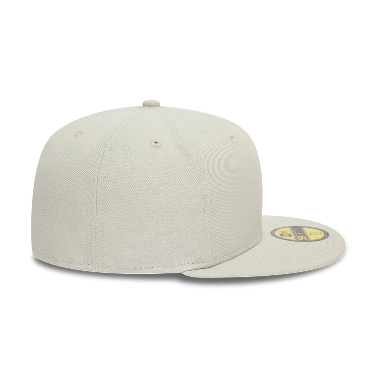 This is a New Era Essential Light Beige 59FIFTY Fitted Cap 7