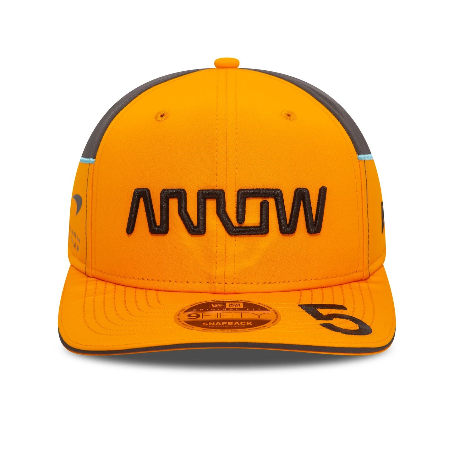 This is a McLaren Racing Indy Pato O'Ward Arrow Orange 9FIFTY Snapback Original Fit Cap 5