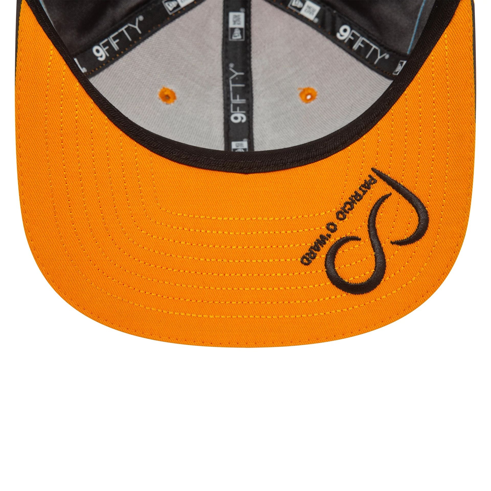 This is a McLaren Racing Indy Pato O'Ward Arrow Orange 9FIFTY Snapback Original Fit Cap 2