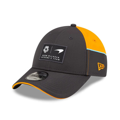 This is a Neom McLaren Racing Extreme E Team Dark Grey 9FORTY Adjustable Cap 1