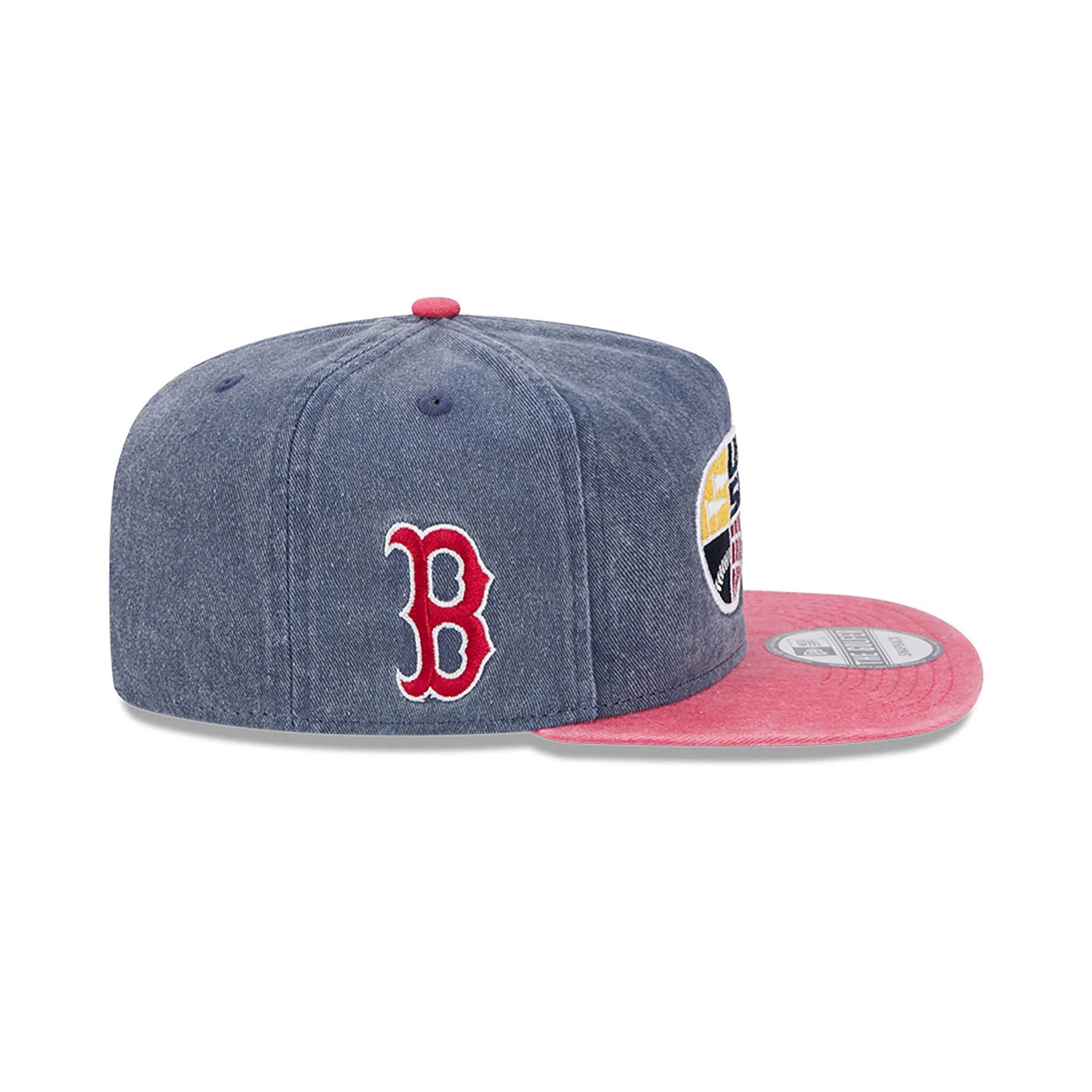 This is a Boston Red Sox Pigment Dyed Navy Golfer Cap 6