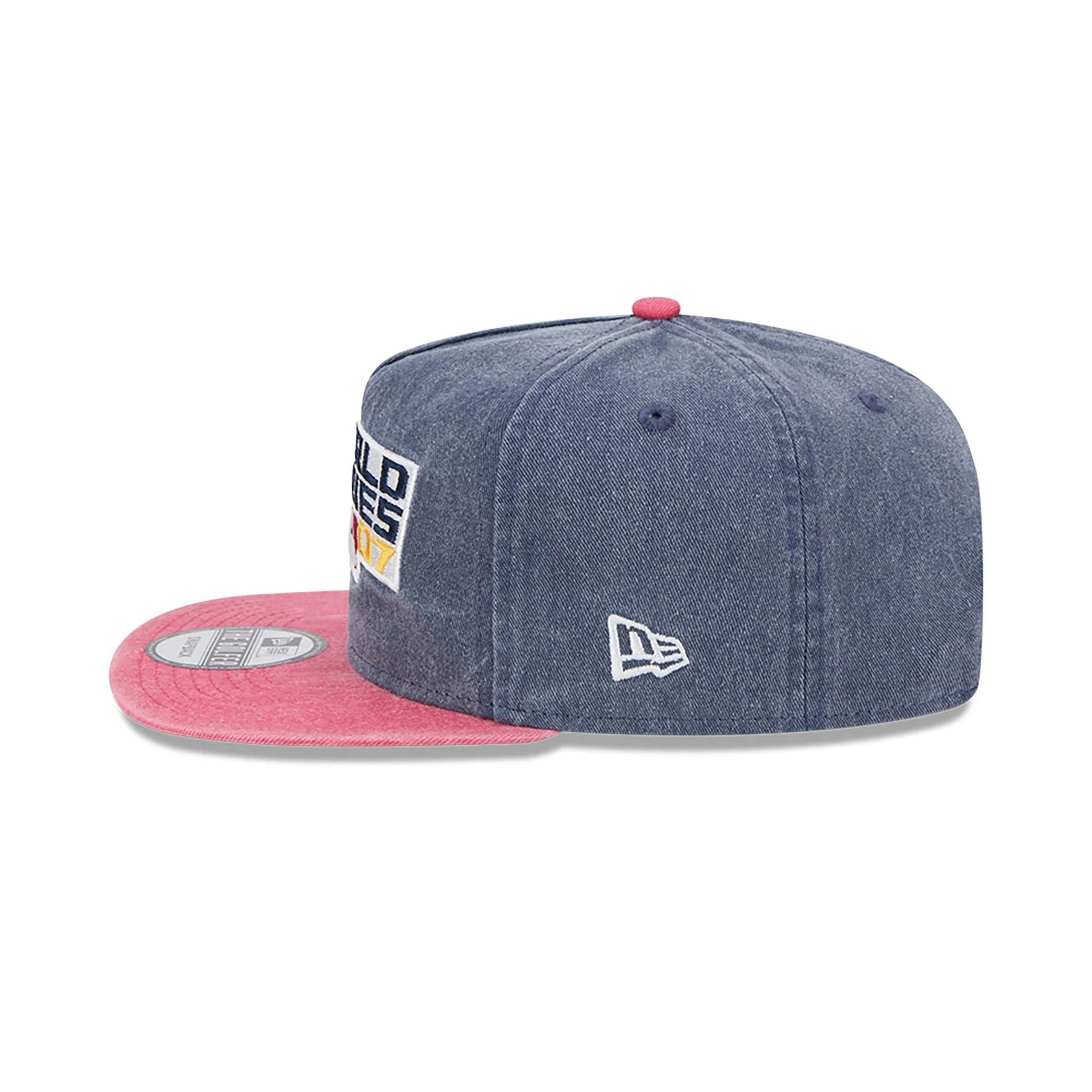 This is a Boston Red Sox Pigment Dyed Navy Golfer Cap 7